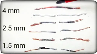 Current resistance of electrical wires - experiment