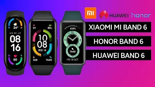 Xiaomi Mi Band 6, Huawei Band 6 and Honor Band 6: Which Has the Best Features?