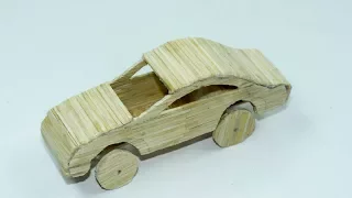 How To Make a Toy Car Using Matchsticks || Sports Car Making || Matchstick Craft by f8ik