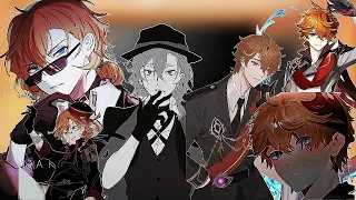 BSD react to Chuuya as Tartaglia /Реакция БСД на Чуя это Тарталья. НА ЗАКАЗ