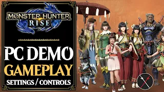 Monster Hunter Rise PC Gameplay Comparison: PC Demo Impressions and Settings (Ultrawide, 4k, etc)
