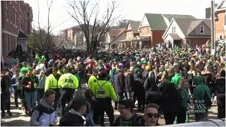 Bottles and rocks thrown at huge Waterloo St. Patrick's Day party