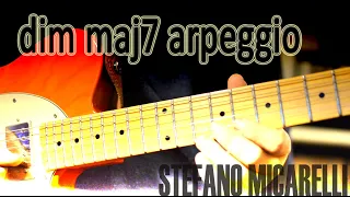 Dim maj7 arpeggio