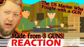 The US Marine who fought with a GUN made from 3 GUNS! ( REACTION )