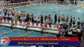 Boys 11 12 100 Yard Back Day 2 A Final