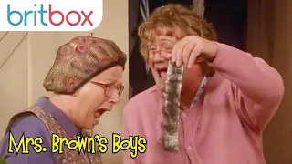 Trying Bikini Waxing at Home... in a Dark Cupboard | Mrs. Brown's Boys