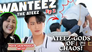 ATEEZ being PURE CHAOS! in Wanteez Episode 2 - Movie HMUA Reacts