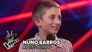 Nuno Barros - “Ao Teu Ouvido” | Blind Auditions | The Voice Kids Portugal 2024