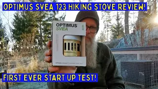 Optimus svea stove: First ever start up with the new stove. REVIEW AND START UP.