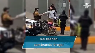 Destituyen a policía que “sembró” droga a motociclista en Veracruz