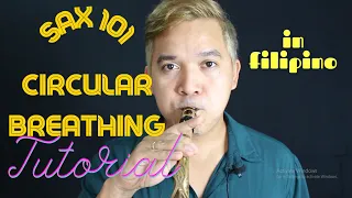 circular breathing in saxophone-Filipino tagalog