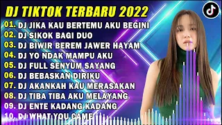 DJ TIKTOK REMIX TERBARU - DJ JIKA KAU BERTEMU AKU BEGINI | DJ SIKOK BAGI DUO REMIX FULL ALBUM 2022