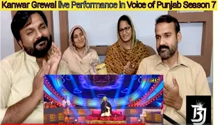 Reaction: Kanwar Grewal live Performance Voice of Punjab Season 7