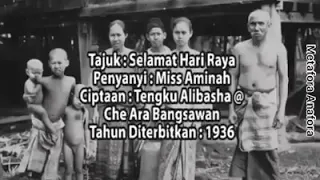 Lagu raya pertama tanah melayu 1936