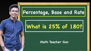 Percentage, Base and Rate Problems - Math Teacher Gon