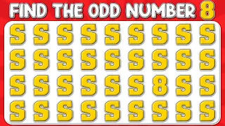 Find The ODD One Out | Numbers and Letters EDITION