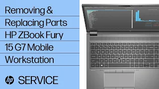 Removing & replacing parts for HP ZBook Fury 15 G7 | HP Computer Service