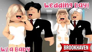 My Wedding Day with my Family! | Brookhaven Rp (Roblox)