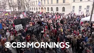 Protesters, police clash after French government forces pension reforms