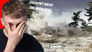 Reacting to The SCARIEST Natural Disasters Caught on Video - Part 1