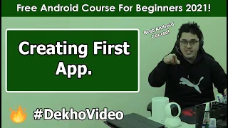 Creating Our First Android App (with APK) | Android Tutorials in Hindi #2