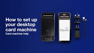 How to set up your desktop card machine