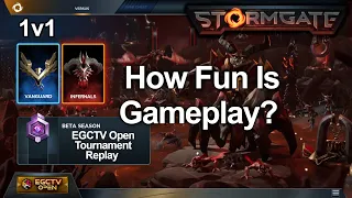 How fun is gameplay? - Stormgate - Replay, introduction and review