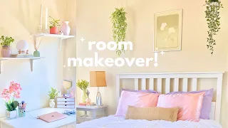 mini room makeover 🫧🌱 | pinterest inspired, cozy & aesthetic!