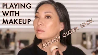 Playing With Makeup - Bronzy Glowy Makeup Look