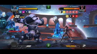 MCOC 6* Rank 4 Apocalypse Boosted!  3.3 Million HP Daredevil Dead! - Marvel Contest of Champions