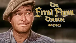 Errol Flynn Theatre "S1E5 "Strange Auction" TV Errol Flynn | Patrice Wymore | Sean Flynn   COLORIZED