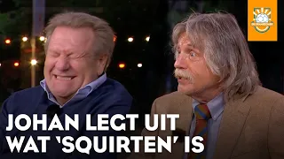 Johan legt op geheel eigen wijze aan Jan uit wat 'squirten' is | DE ORANJEZOMER