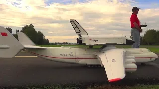 ANTONOV AN-225 MRIYA & BURAN TAKEOFF, DECOUPLING AND LANDING