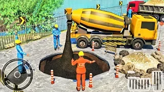 Real Road Builder Construction - Heavy Excavator Simulator - Best Android GamePlay