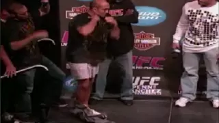 BJ Penn Diego Sanchez weigh in UFC 107