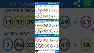STRATEGY TO WIN UK 49 LUNCTINME DRAW AND BONUS 24 NOVEMBER 2022
