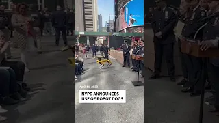 Mayor Adams announced that NYPD would begin using robotic dogs in life-threatening situations | NPR