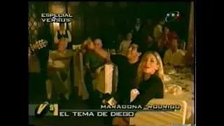 Rodrigo Bueno "El Potro" canta a Maradona