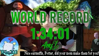 Harry Potter and the Chamber of Secrets [PS1] Any% Speedrun Former World Record - 1:34:01