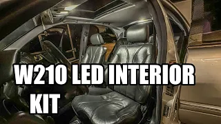 Mercedes W210 LED Interior Light Kit