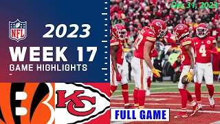 Cincinnati Bengals vs Kansas City Chiefs Week 17 FULL GAME 12/31/23 | NFL Highlights Today