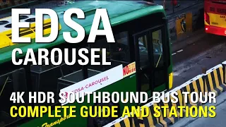 EDSA CAROUSEL BUS NORTHBOUND PITX to Monumento | Complete Bus Tour Guide Philippines [4K HDR] 🇵🇭