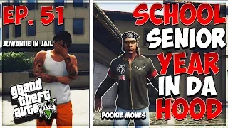 GTA 5 SCHOOL SENIOR YEAR IN DA HOOD EP. 51 - MY BROTHER MOVES OUT & JUWANIIE GOES TO JAIL (GTA 5 RP)