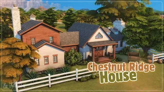 Дом в Честнат-Ридж🤠│Строительство│Chestnut Ridge House│SpeedBuild│NO CC [The Sims 4]