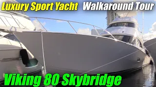 Luxurious Elegance ! 2023 Viking 80 Skybridge