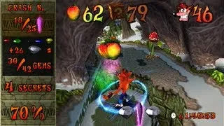 Crash Bandicoot 2 - 100% speedrun in 1:20:51 (single-segment) by MrBean35000vr (commentated)