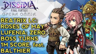 DFFOO GL - Beatrix LC Lufenia; 0 Boss turns (Balthier FTW)