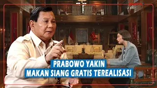 Wawancara dengan Al Jazeera, Prabowo Optimis Makan Siang Gratis Bisa Terealisasi