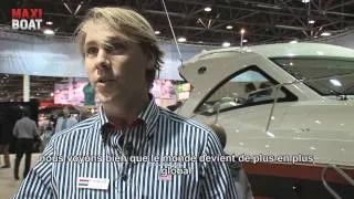 SEA RAY 355 SUNDANCER with Glenn Zelen at Düsseldorf Boat Show 2012 by Maxiboat tv