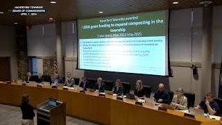 Haverford Township Board of Commissioners Work Session - April 1, 2024